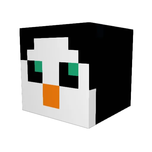 IxJuMpY Minecraft avatar head, 3D render