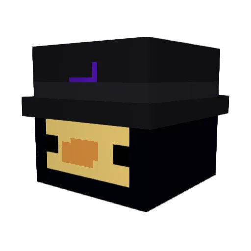 IxMikimixer Minecraft avatar head, 3D render