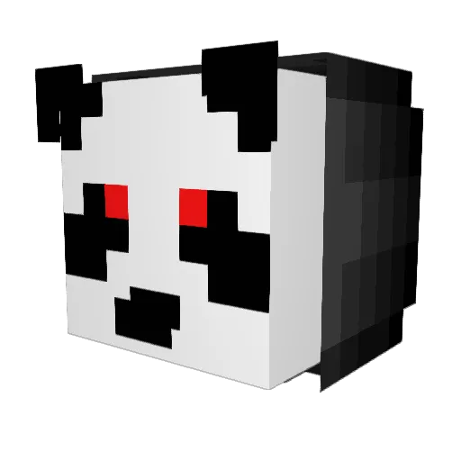 Ixam0011 Minecraft avatar head, 3D render