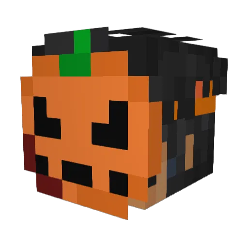 IxamPantoffel Minecraft avatar head, 3D render