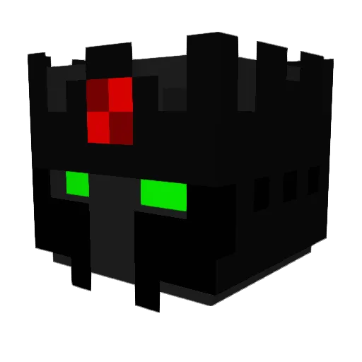 Ixer10 Minecraft avatar head, 3D render