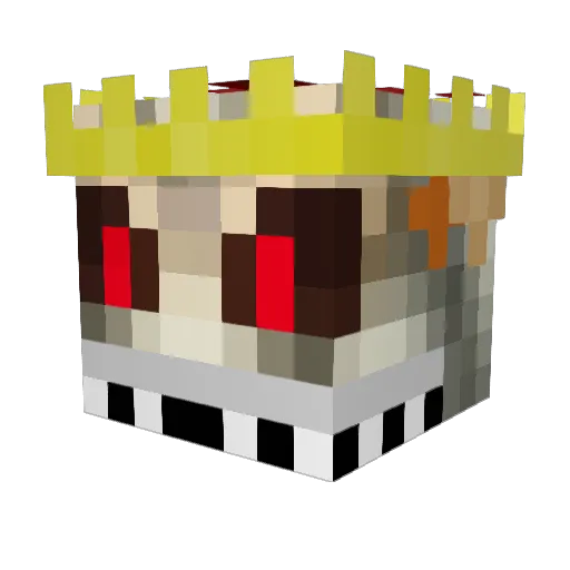 IxiVengIxi Minecraft avatar head, 3D render