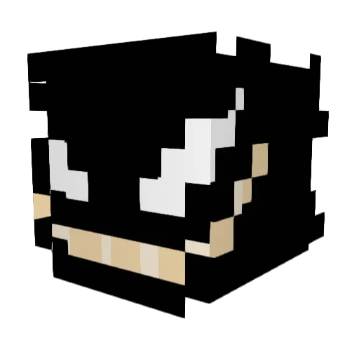 IxopI Minecraft avatar head, 3D render