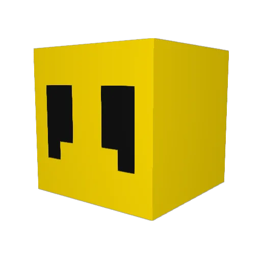 Iyrhut Minecraft avatar head, 3D render