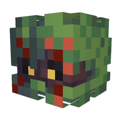 IzChillyBean Minecraft avatar head, 3D render