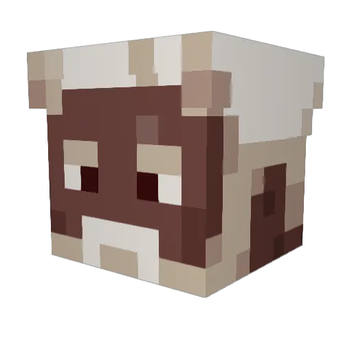 IzIxtri Minecraft avatar head, 3D render