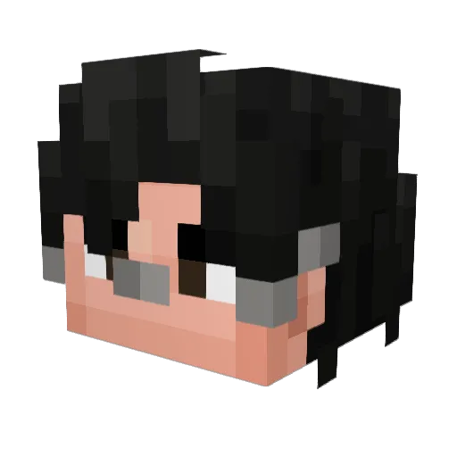IzJampi Minecraft avatar head, 3D render