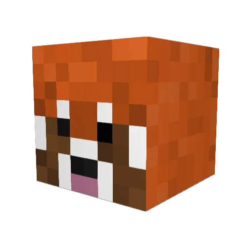 IzPandazz Minecraft avatar head, 3D render