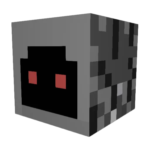 IzSatan Minecraft avatar head, 3D render