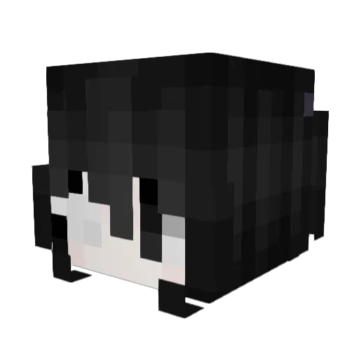 IzaPerroneK Minecraft avatar head, 3D render