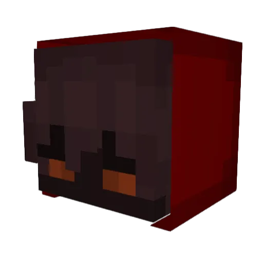 Izachcle Minecraft avatar head, 3D render