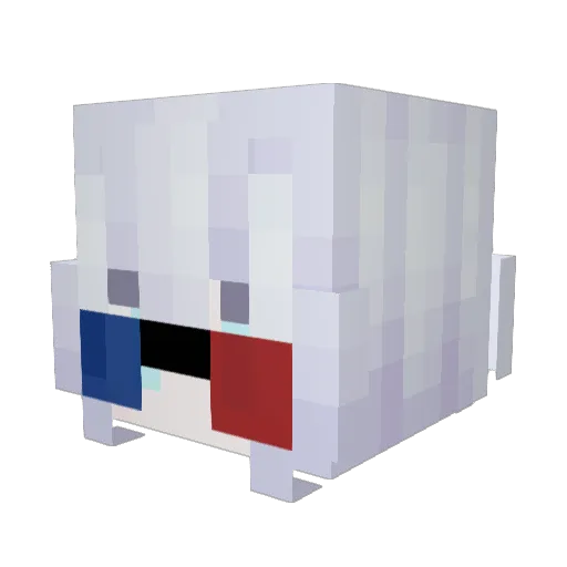 Izch1 Minecraft avatar head, 3D render