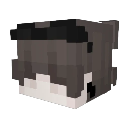 Izdjay Minecraft avatar head, 3D render