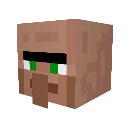 Izeekybass Minecraft avatar head, 3D render