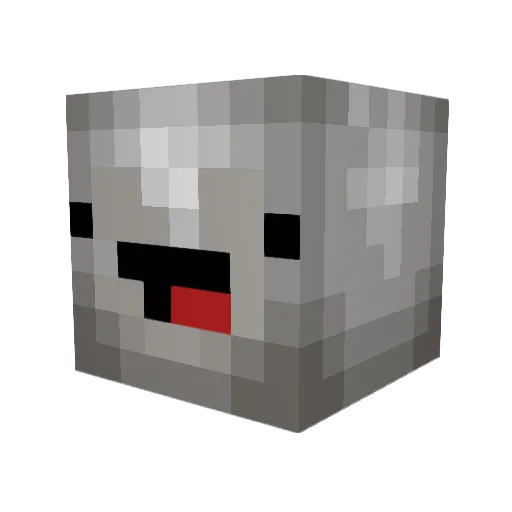 Izhal_Noctur Minecraft avatar head, 3D render