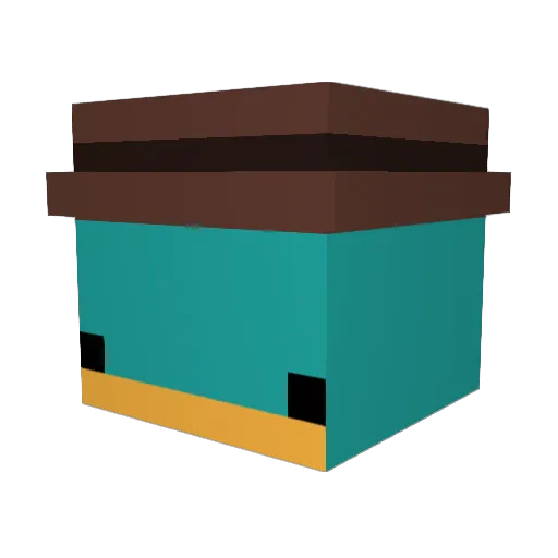IzuIzu285 Minecraft avatar head, 3D render