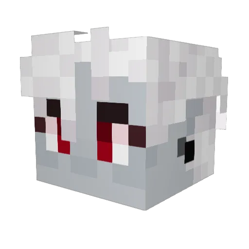 Izuru_Chan Minecraft avatar head, 3D render