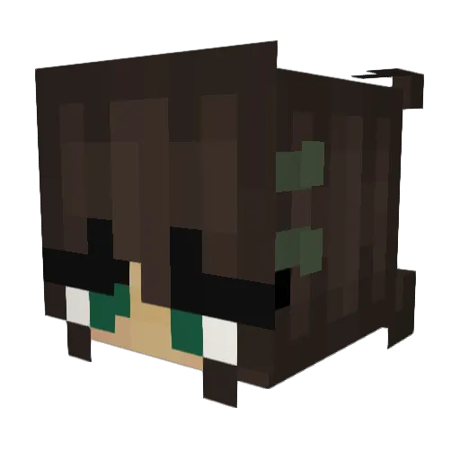 IzzFizz07 Minecraft avatar head, 3D render