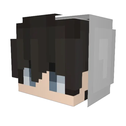 IzzY_PvP Minecraft avatar head, 3D render