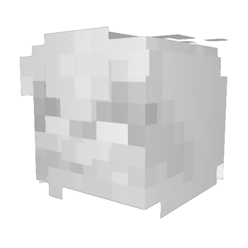 Izz_069 Minecraft avatar head, 3D render