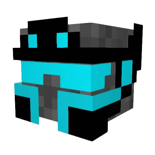 IzzleSeth Minecraft avatar head, 3D render