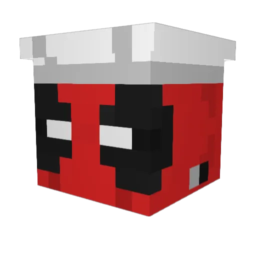 Izzy1127 Minecraft avatar head, 3D render