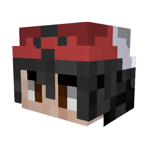 Izzy499 Minecraft avatar head, 3D render