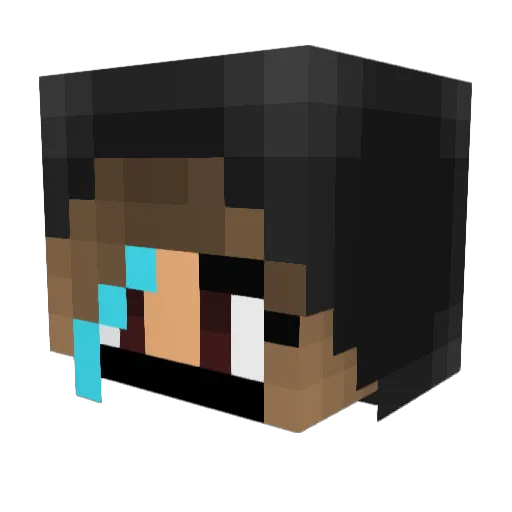 Izzy5992201 Minecraft avatar head, 3D render