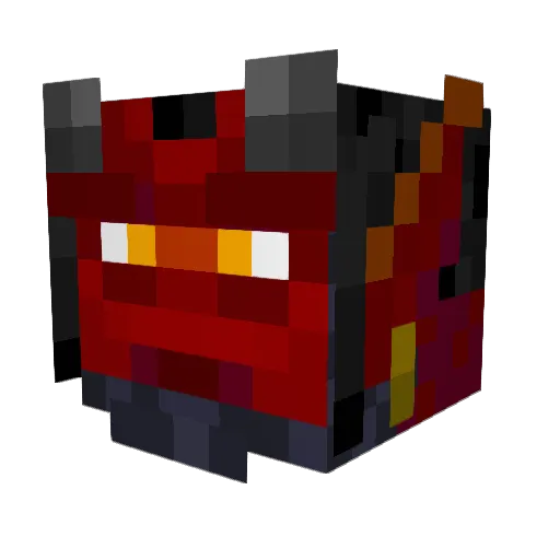 IzzyAxel Minecraft avatar head, 3D render