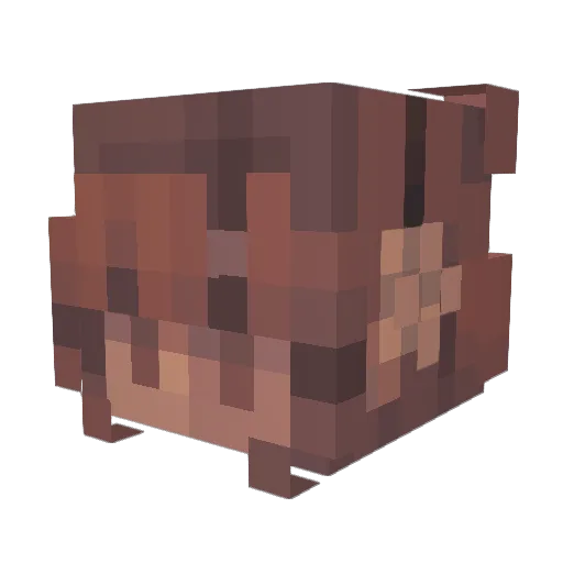 IzzyBELLA_12 Minecraft avatar head, 3D render