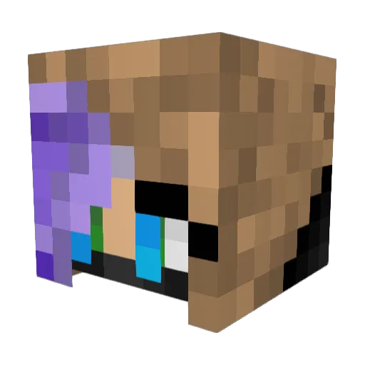 IzzyBobBizzy Minecraft avatar head, 3D render