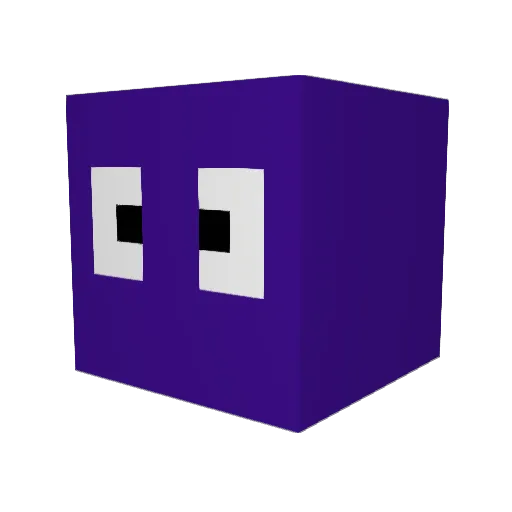 IzzyGuava Minecraft avatar head, 3D render
