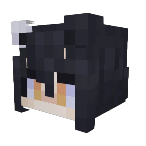 IzzySwagLicker Minecraft avatar head, 3D render