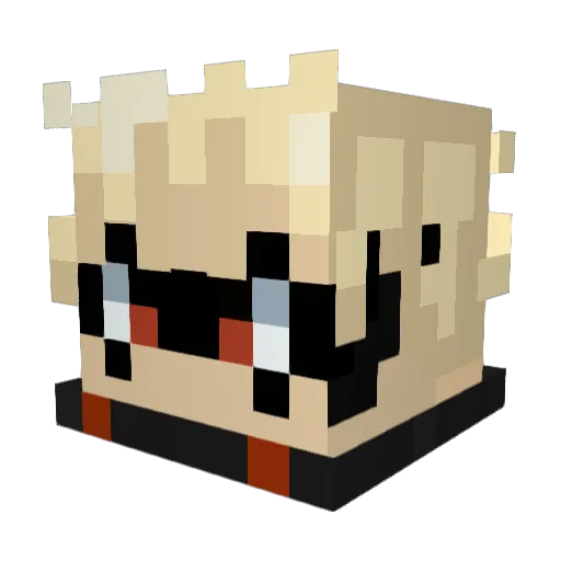 Izzy_0416 Minecraft avatar head, 3D render