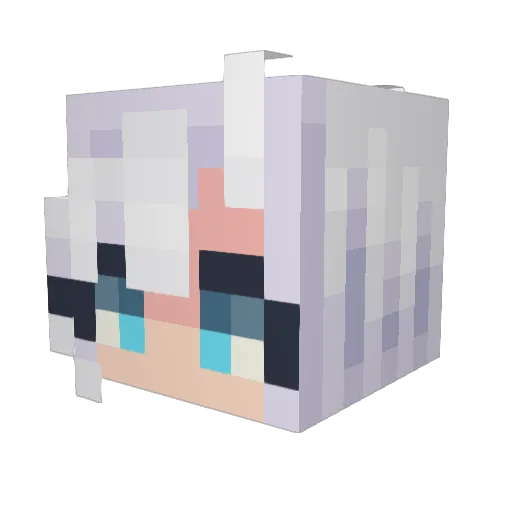 Izzy_Eve Minecraft avatar head, 3D render