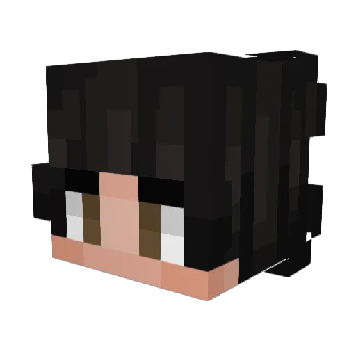 Izzy_of_Ice Minecraft avatar head, 3D render