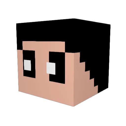 Izzy_whizz21 Minecraft avatar head, 3D render