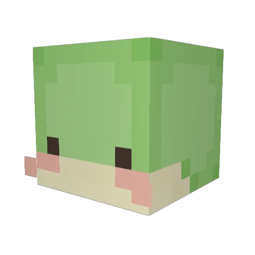 Izzyisinsanee Minecraft avatar head, 3D render