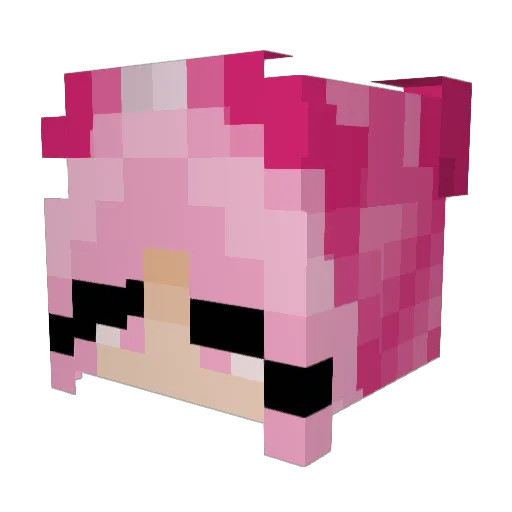 Izzyyy02 Minecraft avatar head, 3D render