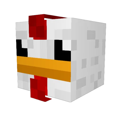 J00PER Minecraft avatar head, 3D render
