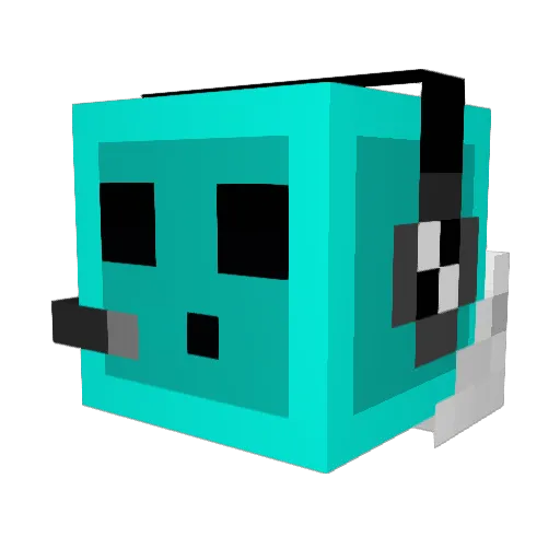 J00stje Minecraft avatar head, 3D render