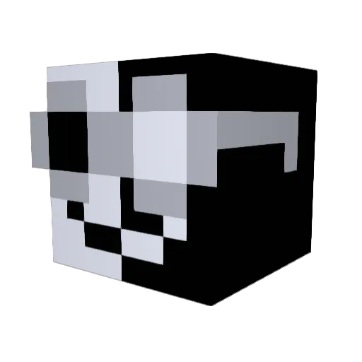 J04koxd Minecraft avatar head, 3D render