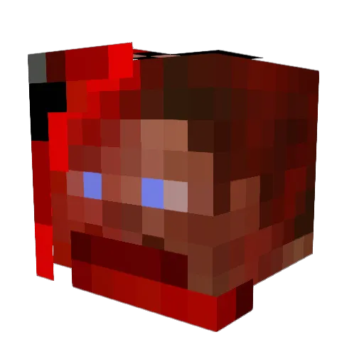 J0EKickAss Minecraft avatar head, 3D render