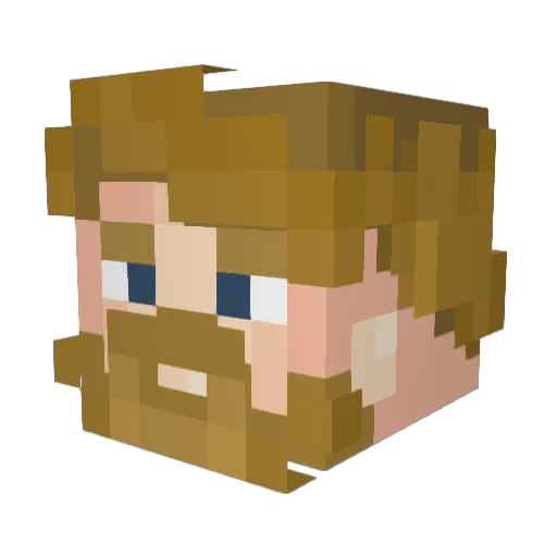 J0Fish57 Minecraft avatar head, 3D render