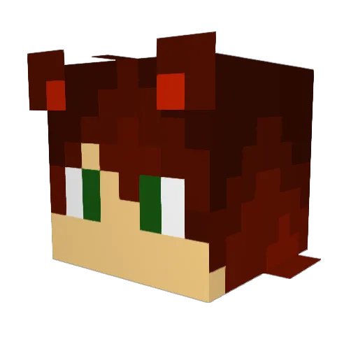 J0J0120 Minecraft avatar head, 3D render