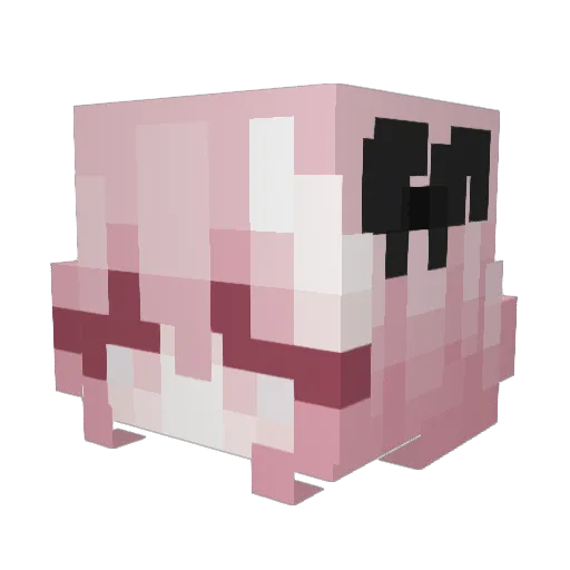 J0K3r_MDC Minecraft avatar head, 3D render