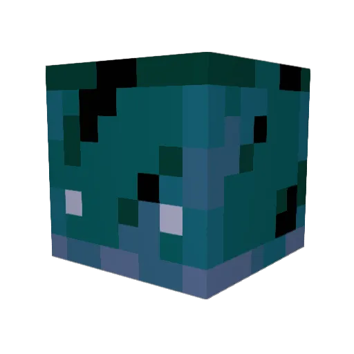 J0LLON Minecraft avatar head, 3D render