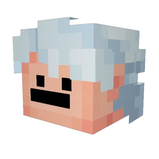 J0O3 Minecraft avatar head, 3D render