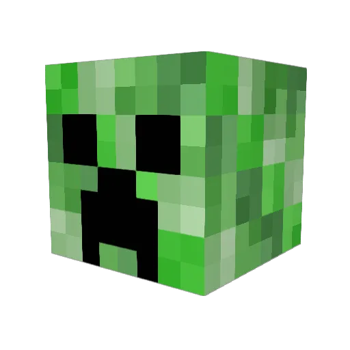 J0P Minecraft avatar head, 3D render