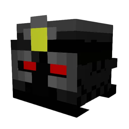 J0S3_07 Minecraft avatar head, 3D render